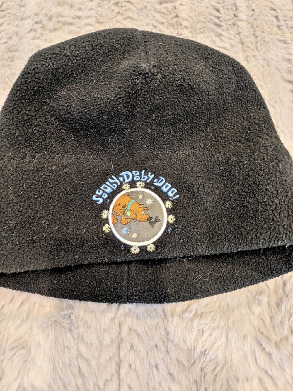 Scooby-Doo Black Beanie Hat Like New